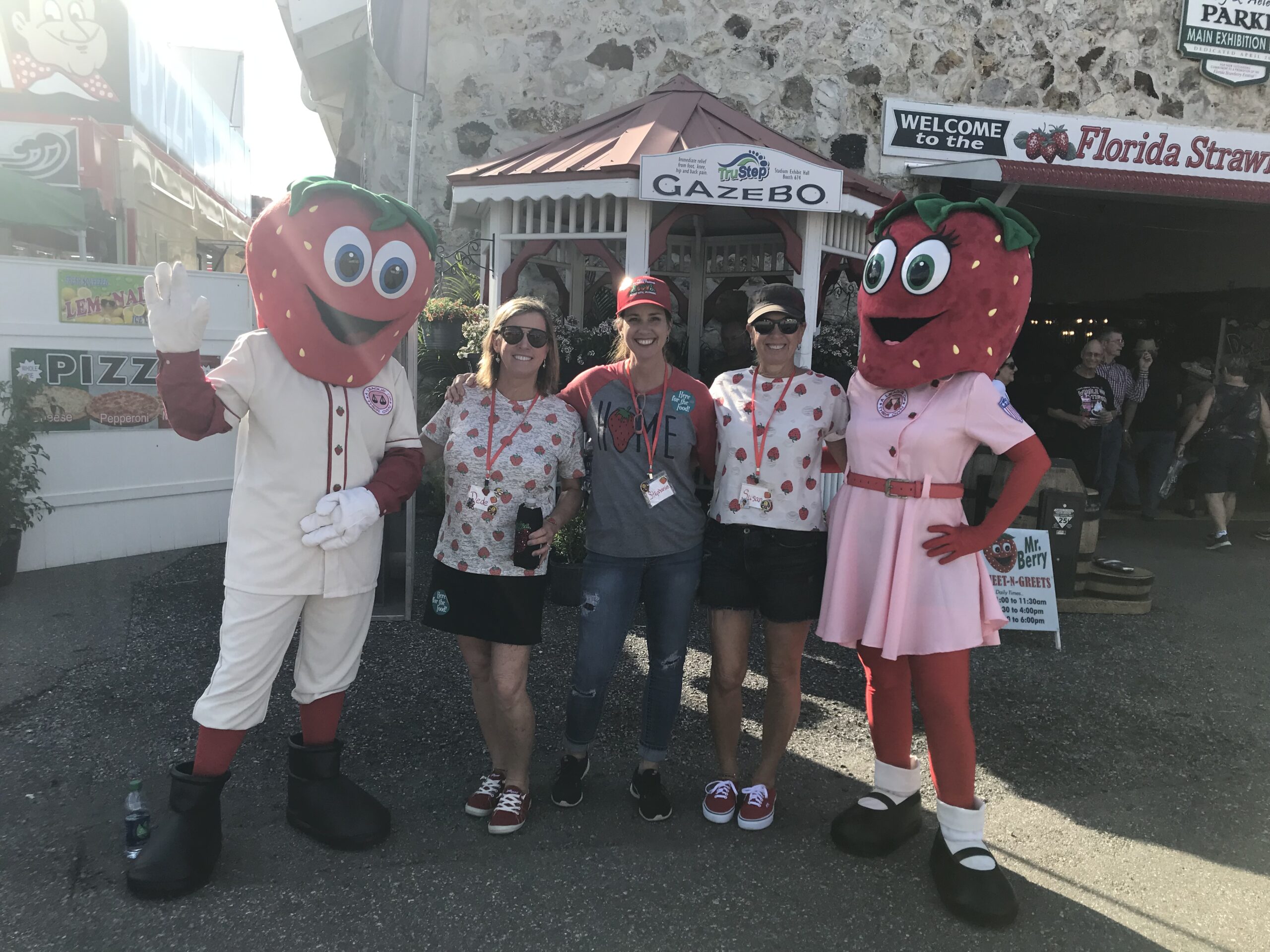 It’s time for The Florida Strawberry Festival…volunteering at its finest.