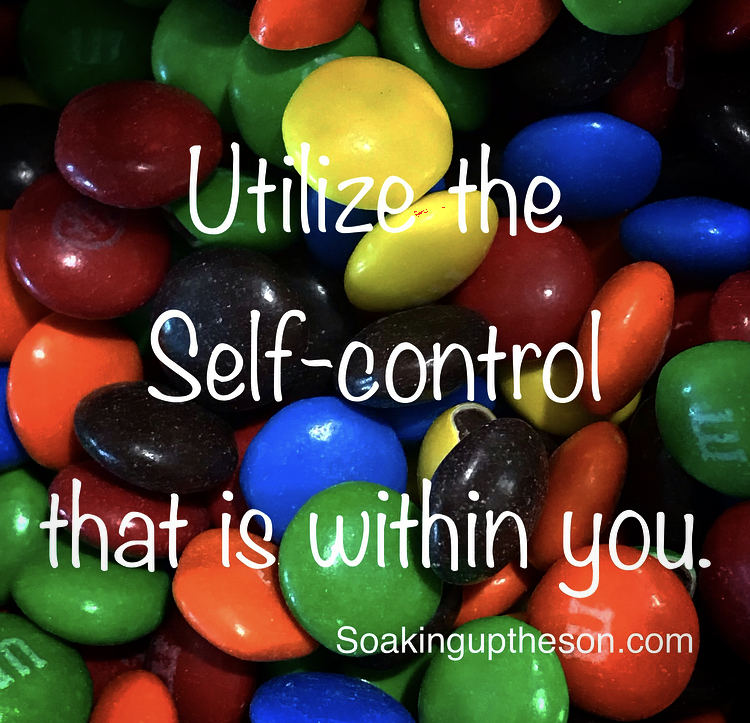 Self-control…Get a grip.