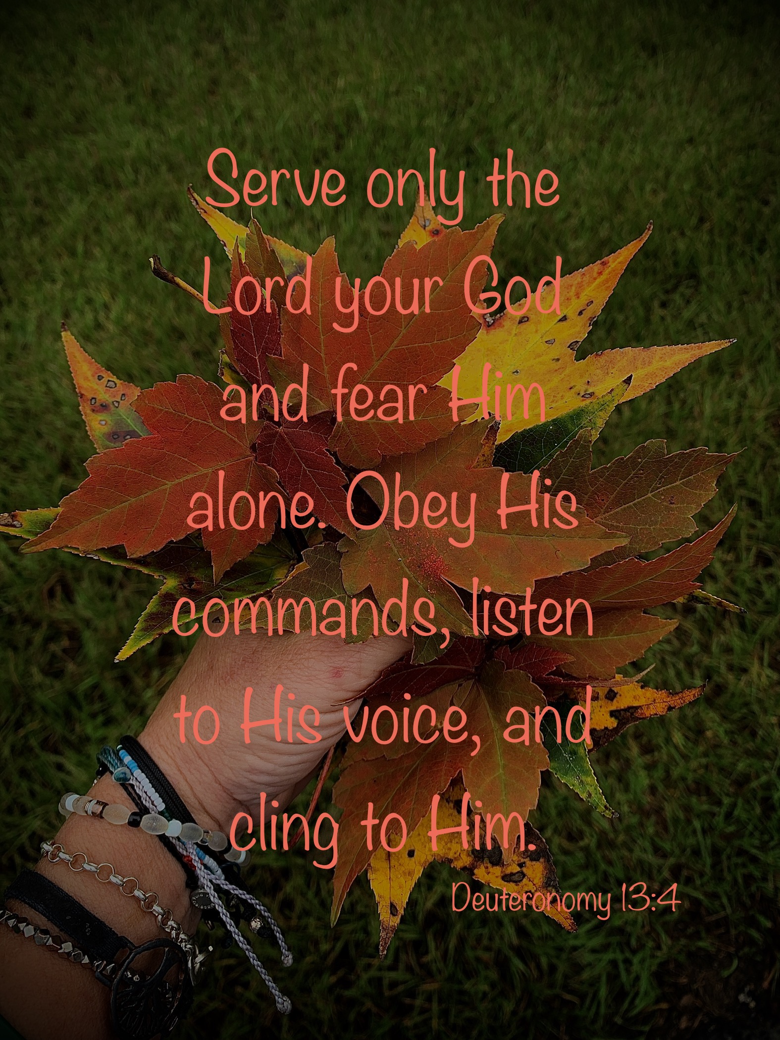 Cling to Him