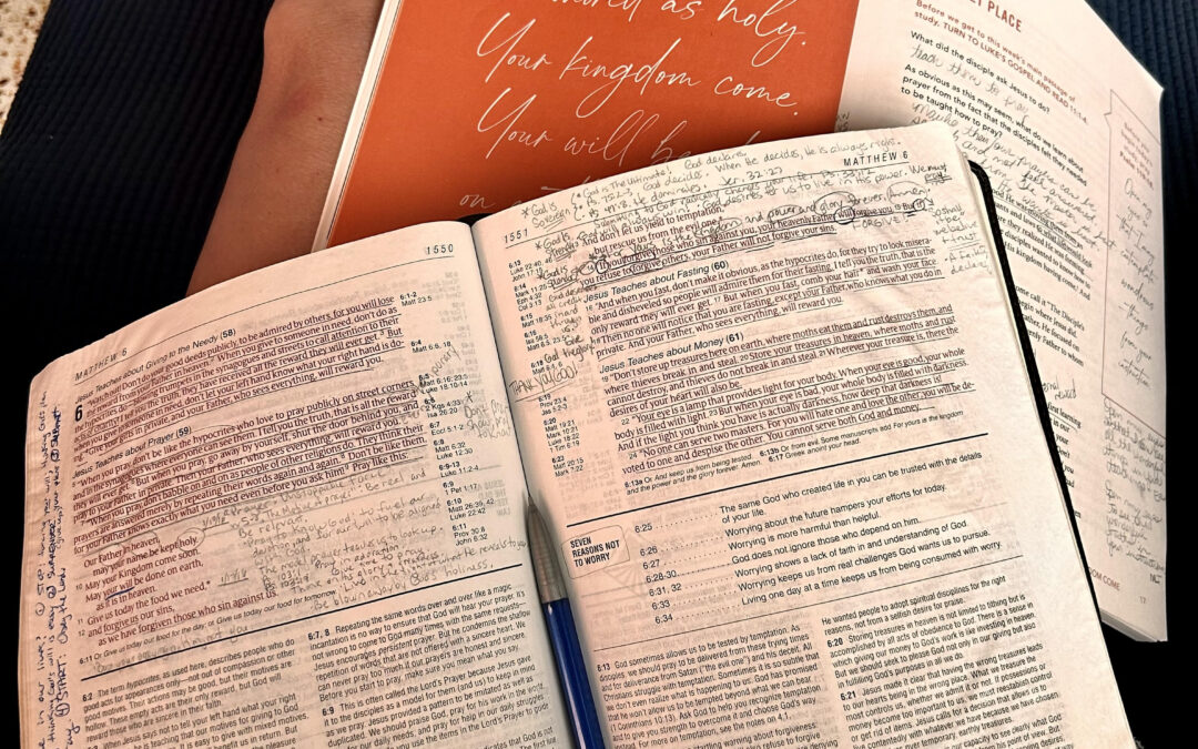 Tips/insight/thoughts when doing a bible study: